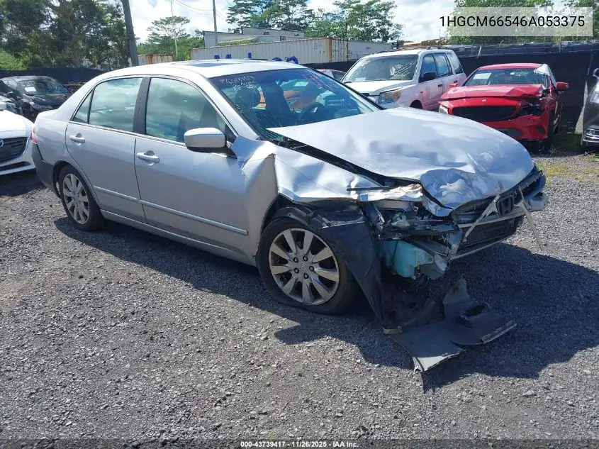 1HGCM66546A053375 2006 Honda Accord 3.0 Ex