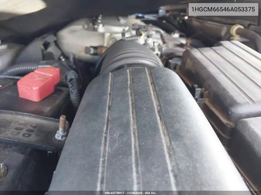 1HGCM66546A053375 2006 Honda Accord 3.0 Ex