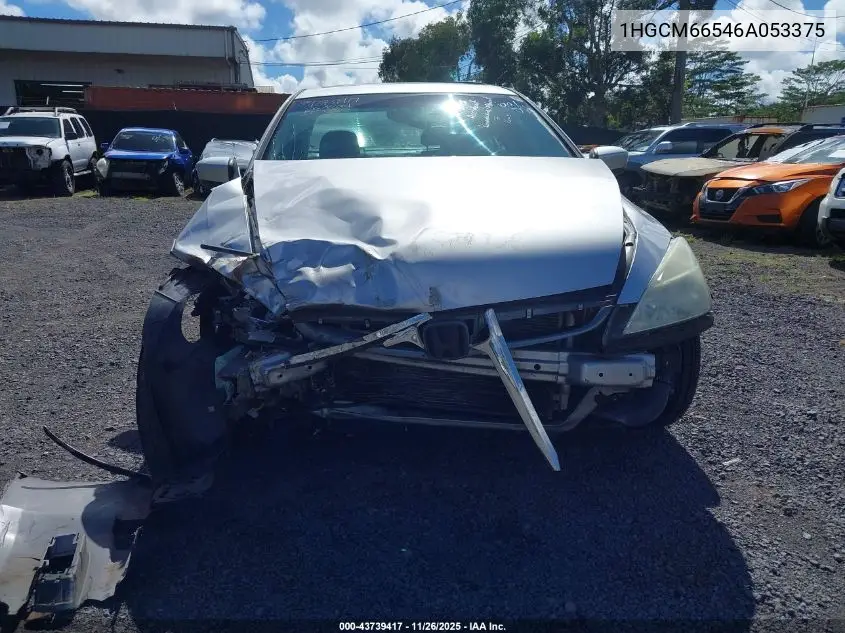 1HGCM66546A053375 2006 Honda Accord 3.0 Ex