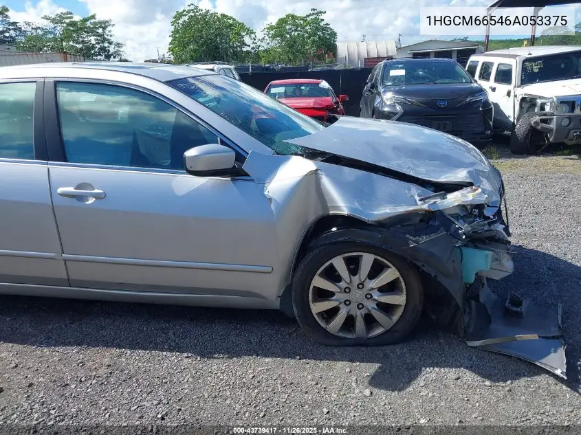 1HGCM66546A053375 2006 Honda Accord 3.0 Ex