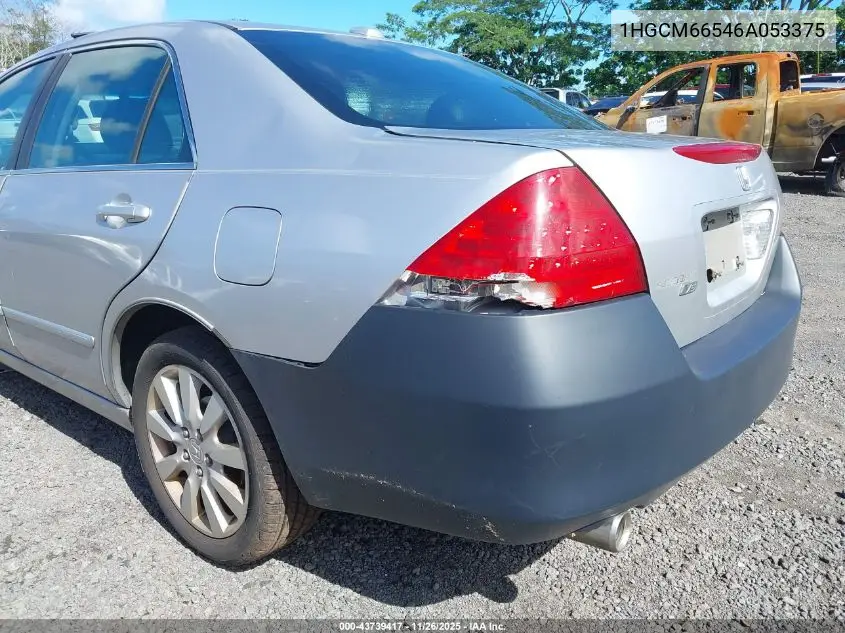1HGCM66546A053375 2006 Honda Accord 3.0 Ex