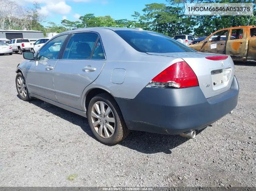 1HGCM66546A053375 2006 Honda Accord 3.0 Ex