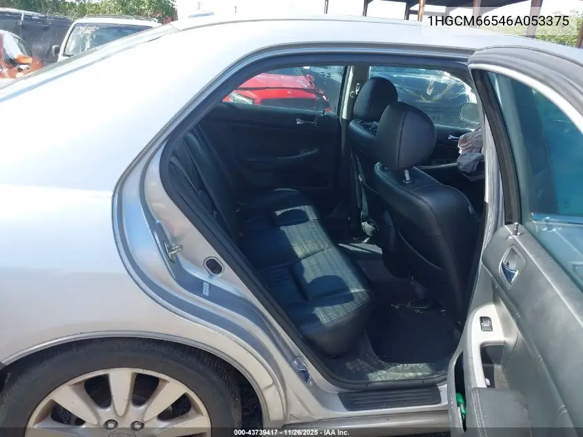 1HGCM66546A053375 2006 Honda Accord 3.0 Ex
