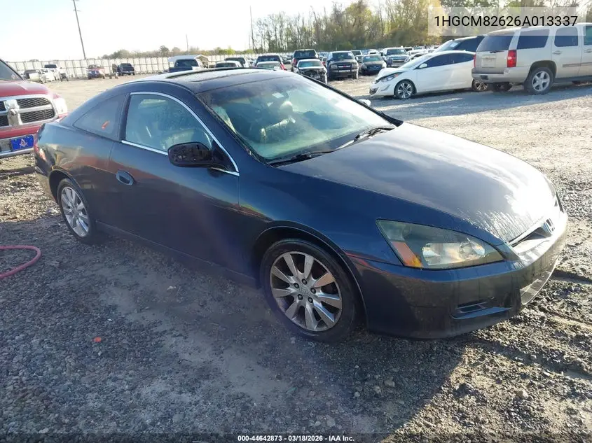 1HGCM82626A013337 2006 Honda Accord 3.0 Ex