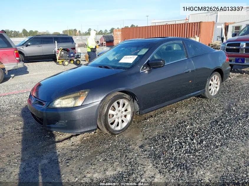 1HGCM82626A013337 2006 Honda Accord 3.0 Ex