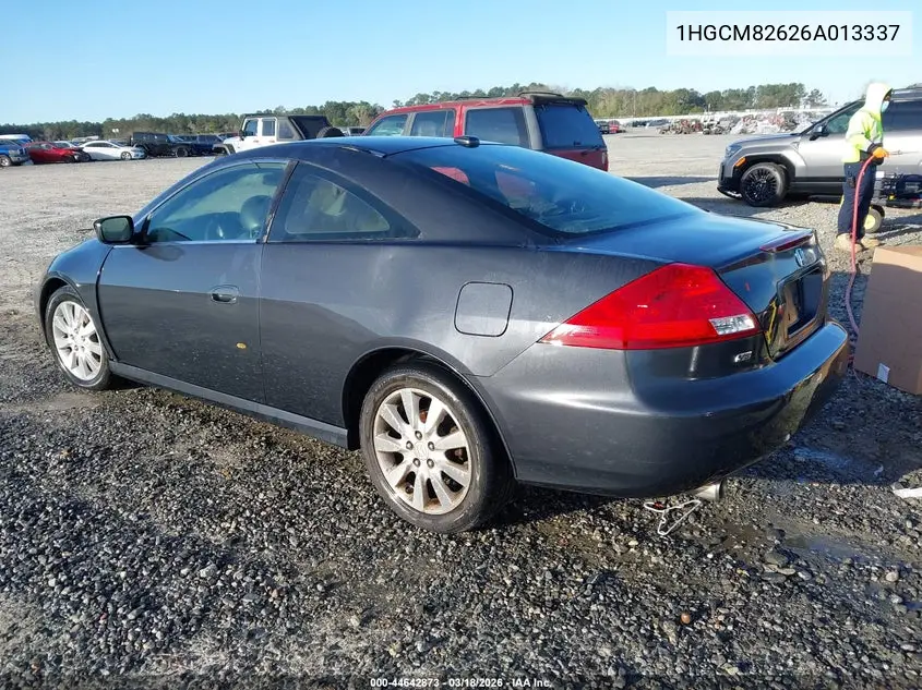 1HGCM82626A013337 2006 Honda Accord 3.0 Ex