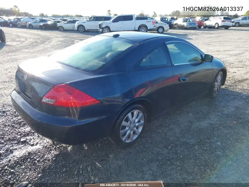 1HGCM82626A013337 2006 Honda Accord 3.0 Ex