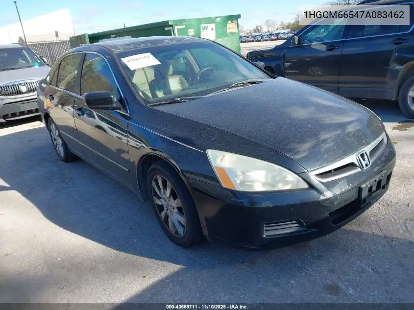 1HGCM66547A083462 2007 Honda Accord 3.0 Ex