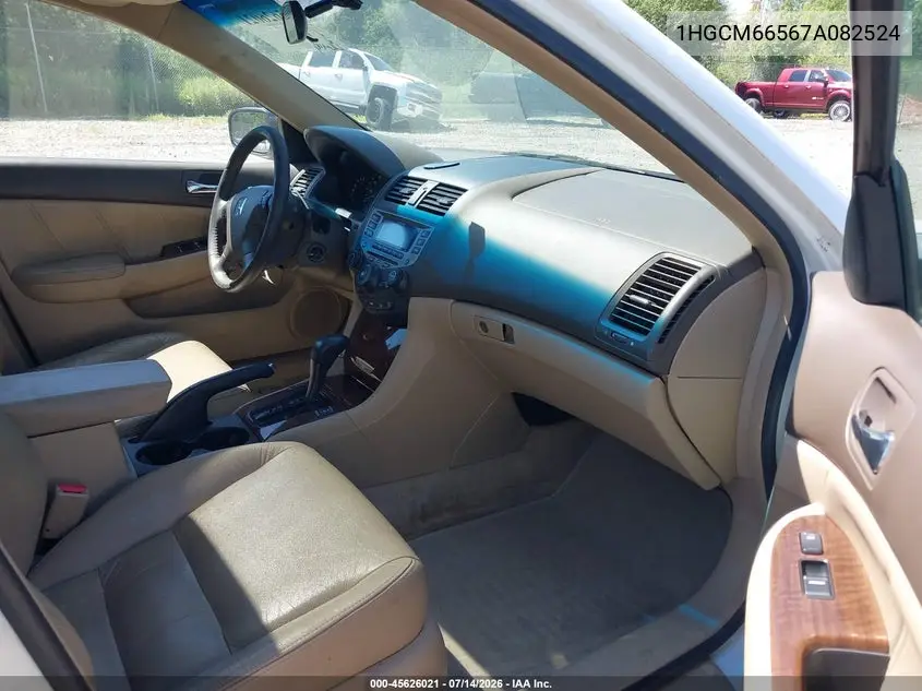 2007 Honda Accord 3.0 Ex VIN: 1HGCM66567A082524 Lot: 45626021