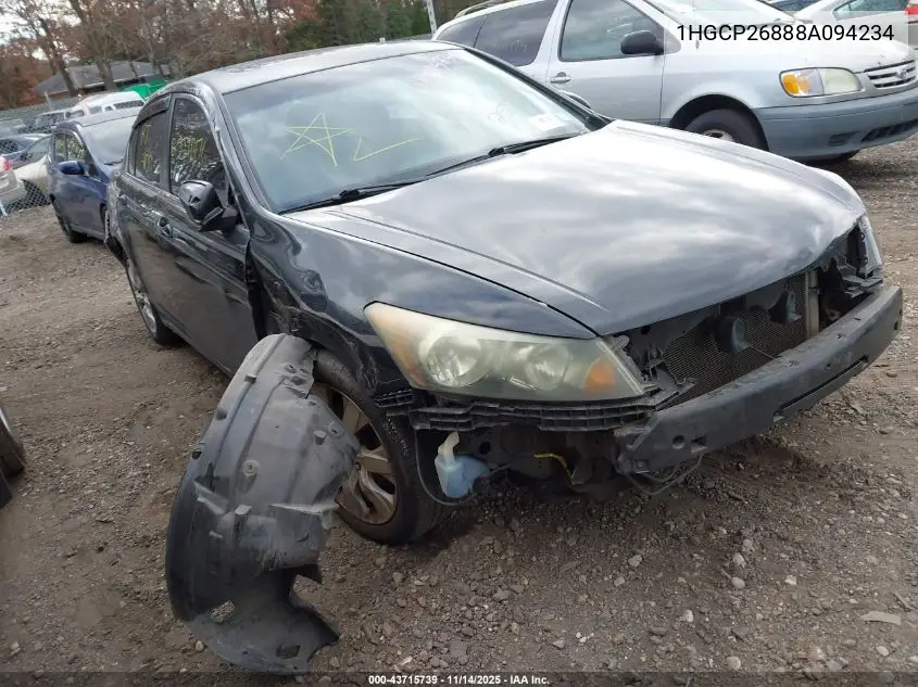 1HGCP26888A094234 2008 Honda Accord 2.4 Ex-L