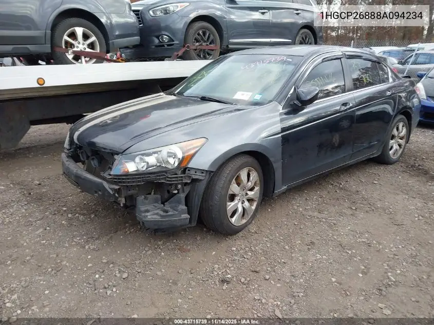 1HGCP26888A094234 2008 Honda Accord 2.4 Ex-L
