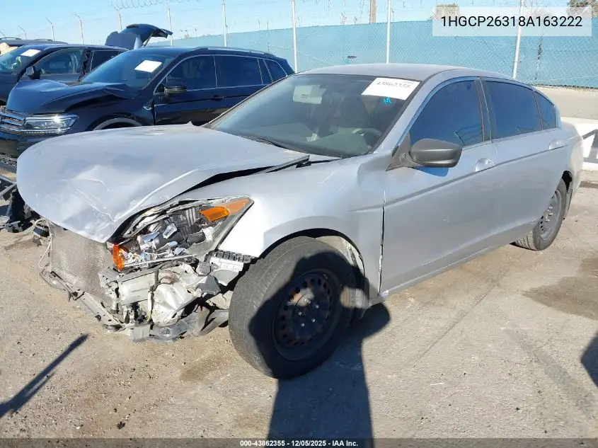 1HGCP26318A163222 2008 Honda Accord 2.4 Lx