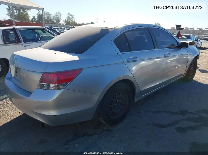 1HGCP26318A163222 2008 Honda Accord 2.4 Lx