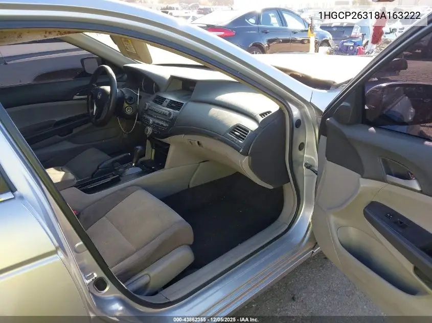 1HGCP26318A163222 2008 Honda Accord 2.4 Lx