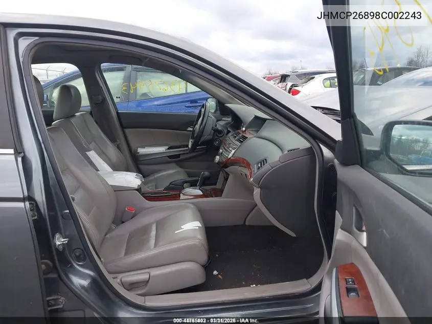 JHMCP26898C002243 2008 Honda Accord 2.4 Ex-L
