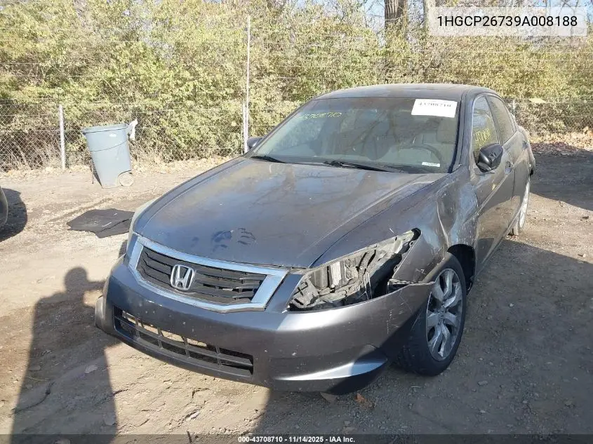1HGCP26739A008188 2009 Honda Accord 2.4 Ex