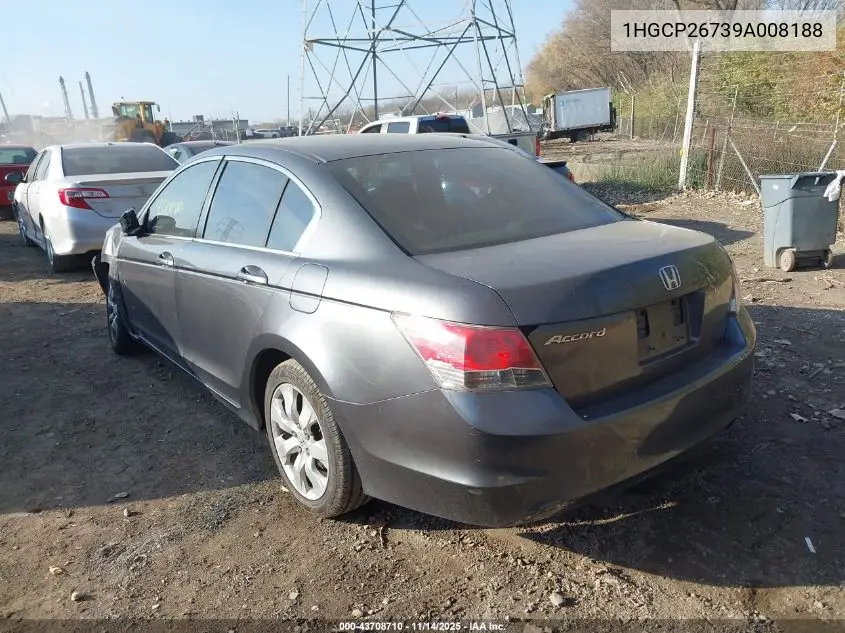 1HGCP26739A008188 2009 Honda Accord 2.4 Ex