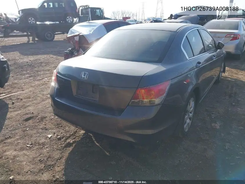 1HGCP26739A008188 2009 Honda Accord 2.4 Ex