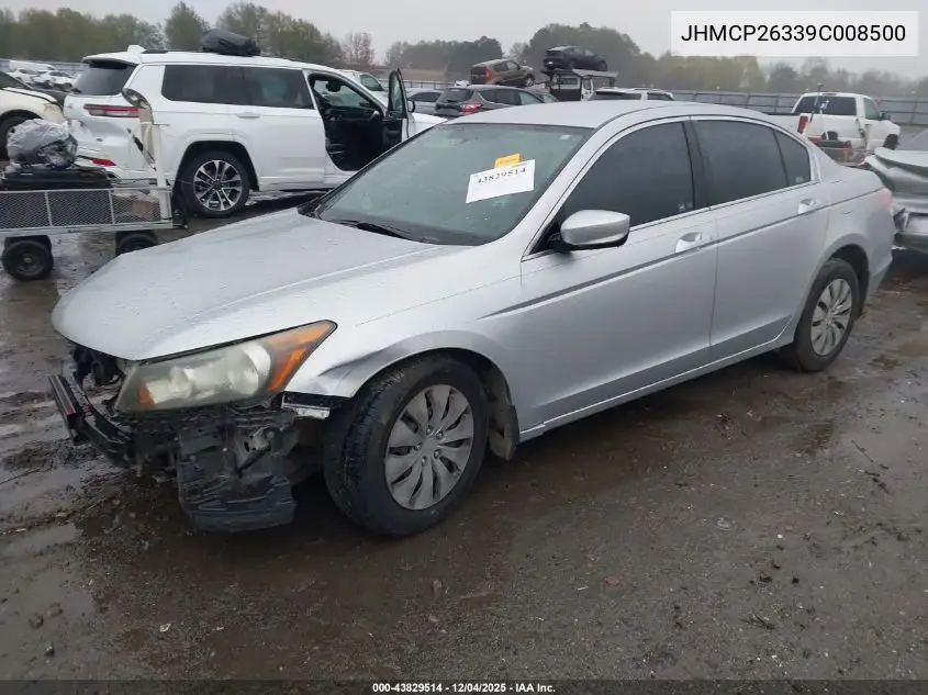 JHMCP26339C008500 2009 Honda Accord 2.4 Lx