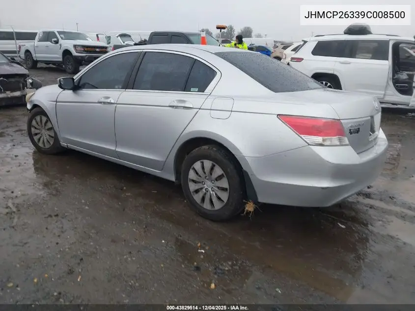 JHMCP26339C008500 2009 Honda Accord 2.4 Lx