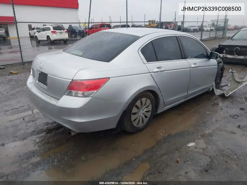 JHMCP26339C008500 2009 Honda Accord 2.4 Lx