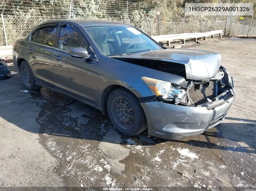 1HGCP26329A001326 2009 Honda Accord 2.4 Lx