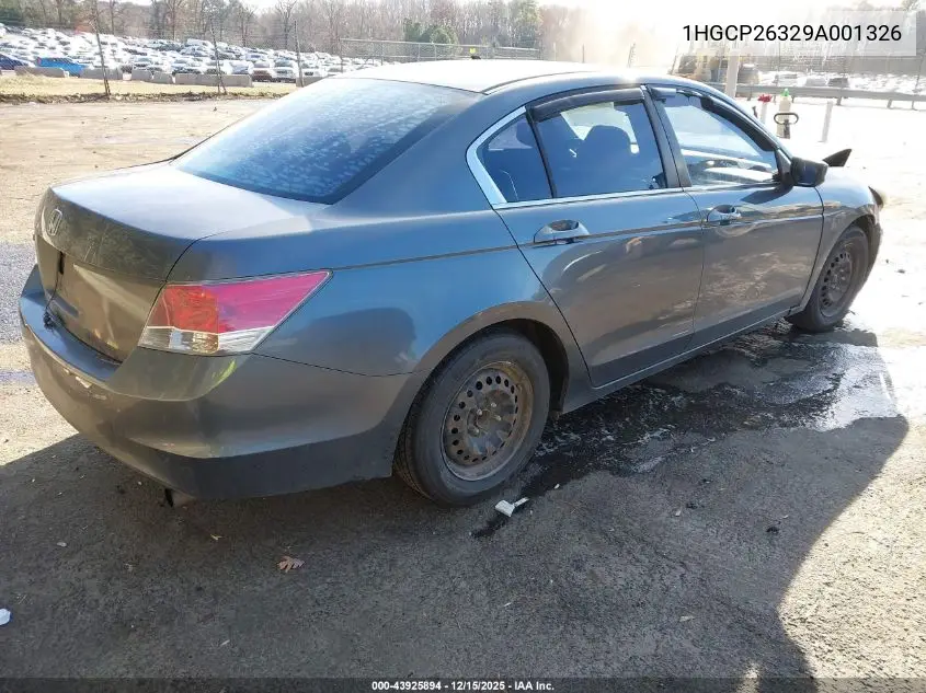 1HGCP26329A001326 2009 Honda Accord 2.4 Lx