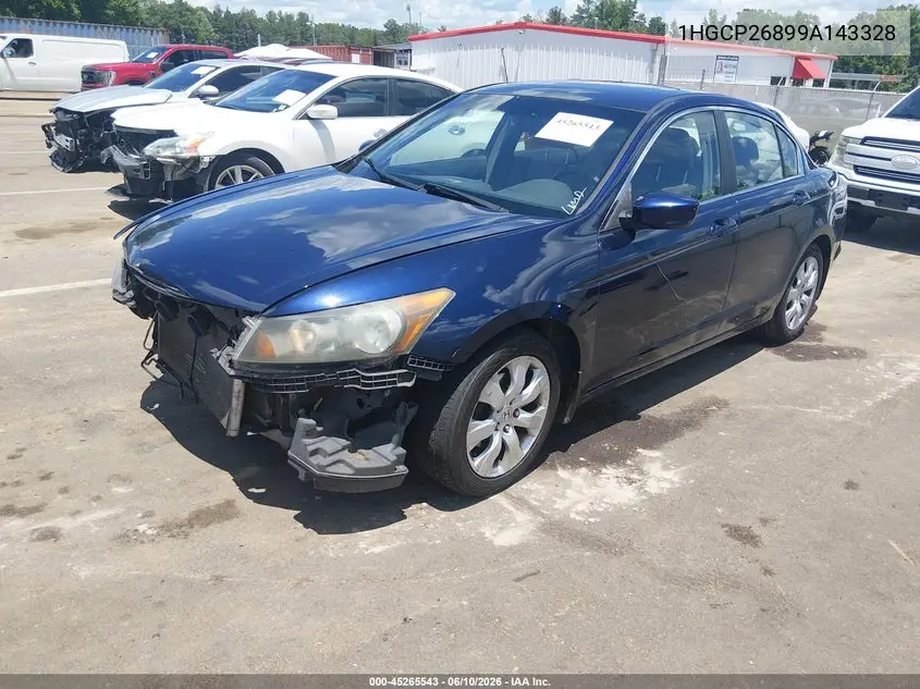 2009 Honda Accord 2.4 Ex-L VIN: 1HGCP26899A143328 Lot: 45265543