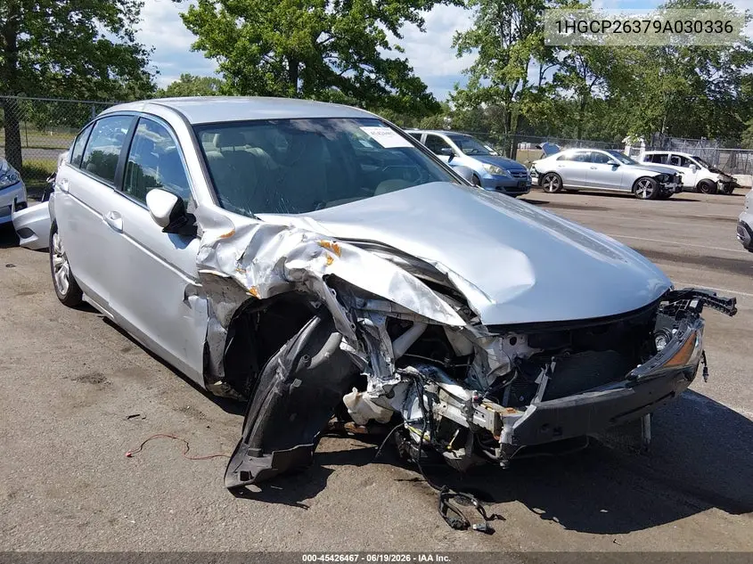 2009 Honda Accord 2.4 Lx VIN: 1HGCP26379A030336 Lot: 45426467