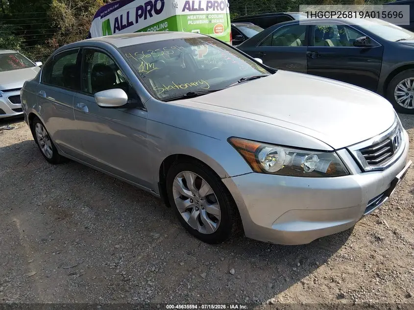 2009 Honda Accord 2.4 Ex-L VIN: 1HGCP26819A015696 Lot: 45635594