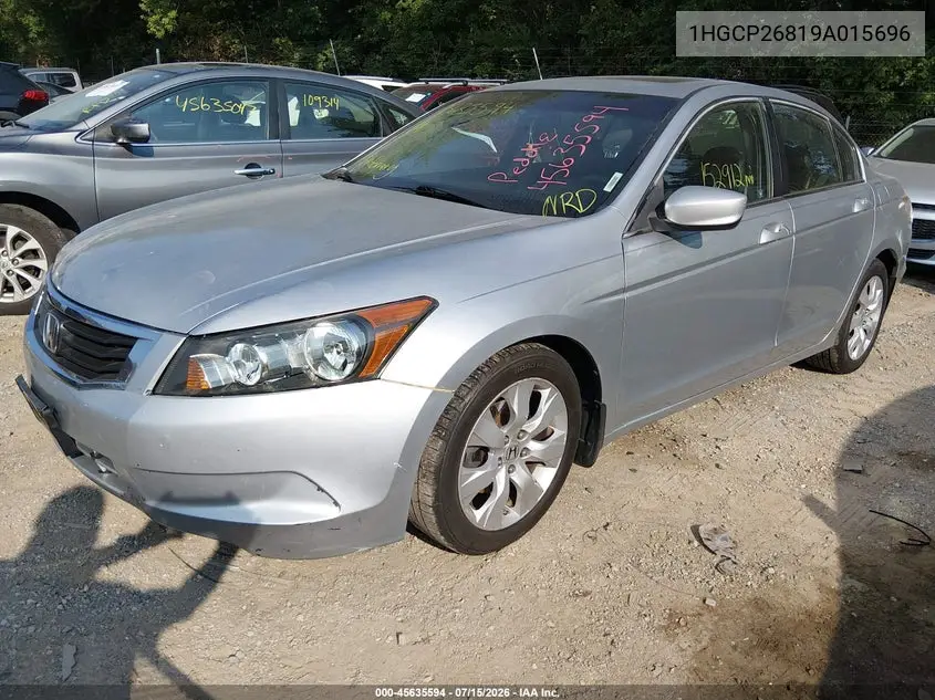 2009 Honda Accord 2.4 Ex-L VIN: 1HGCP26819A015696 Lot: 45635594