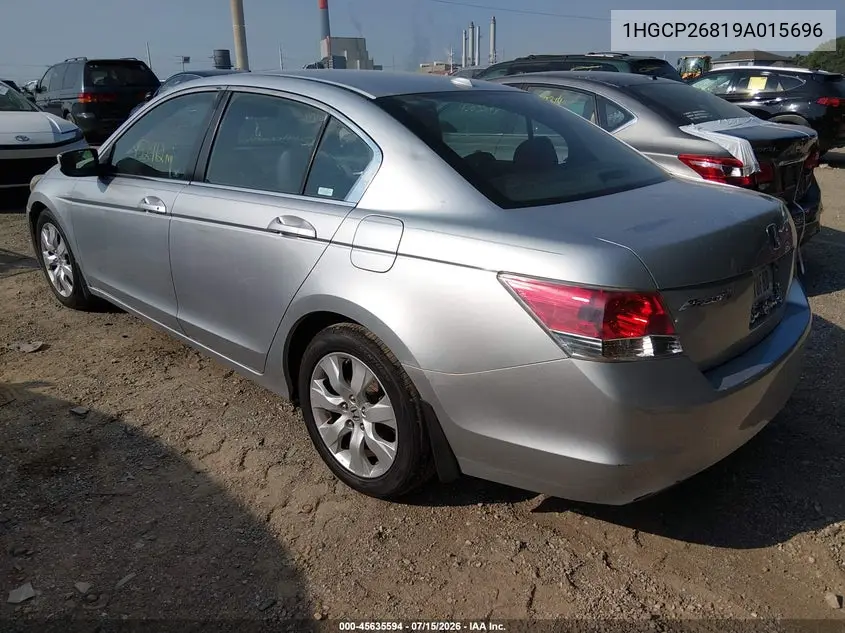 2009 Honda Accord 2.4 Ex-L VIN: 1HGCP26819A015696 Lot: 45635594