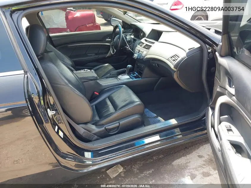 2009 Honda Accord 3.5 Ex-L VIN: 1HGCS22809A003754 Lot: 45659278