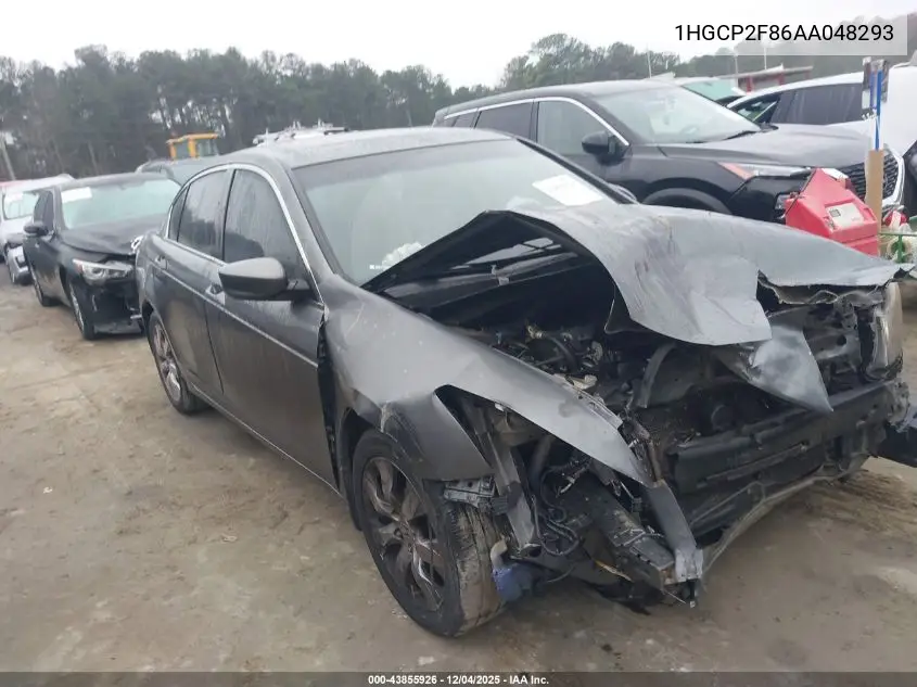 1HGCP2F86AA048293 2010 Honda Accord 2.4 Ex-L