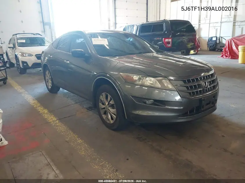 2010 Honda Accord Crosstour Ex VIN: 5J6TF1H39AL002016 Lot: 45560451