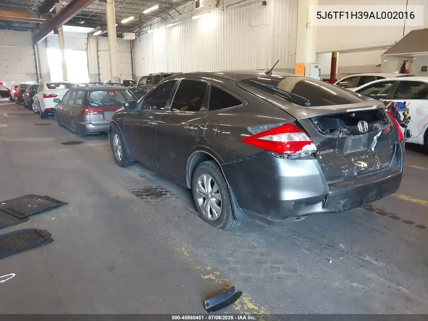 2010 Honda Accord Crosstour Ex VIN: 5J6TF1H39AL002016 Lot: 45560451