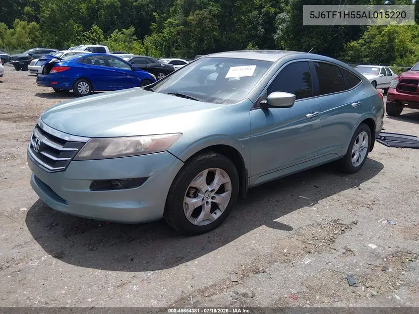 2010 Honda Accord Crosstour Ex-L VIN: 5J6TF1H55AL015220 Lot: 45654381