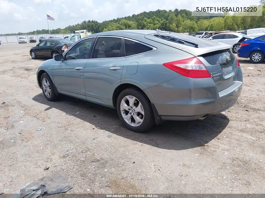 2010 Honda Accord Crosstour Ex-L VIN: 5J6TF1H55AL015220 Lot: 45654381