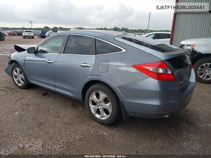 2011 Honda Accord Crosstour Ex-L VIN: 5J6TF1H53BL003441 Lot: 45413904