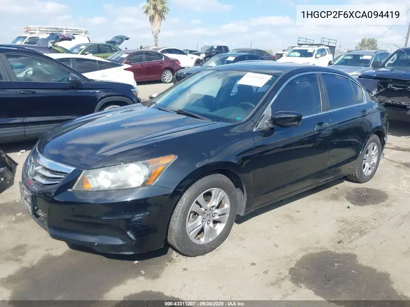 1HGCP2F6XCA094419 2012 Honda Accord 2.4 Se