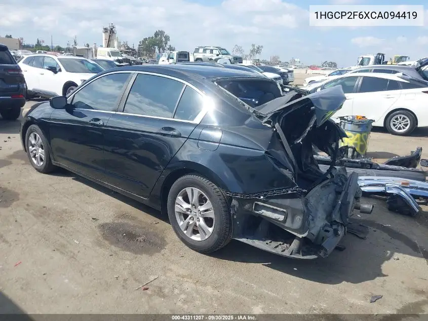 1HGCP2F6XCA094419 2012 Honda Accord 2.4 Se