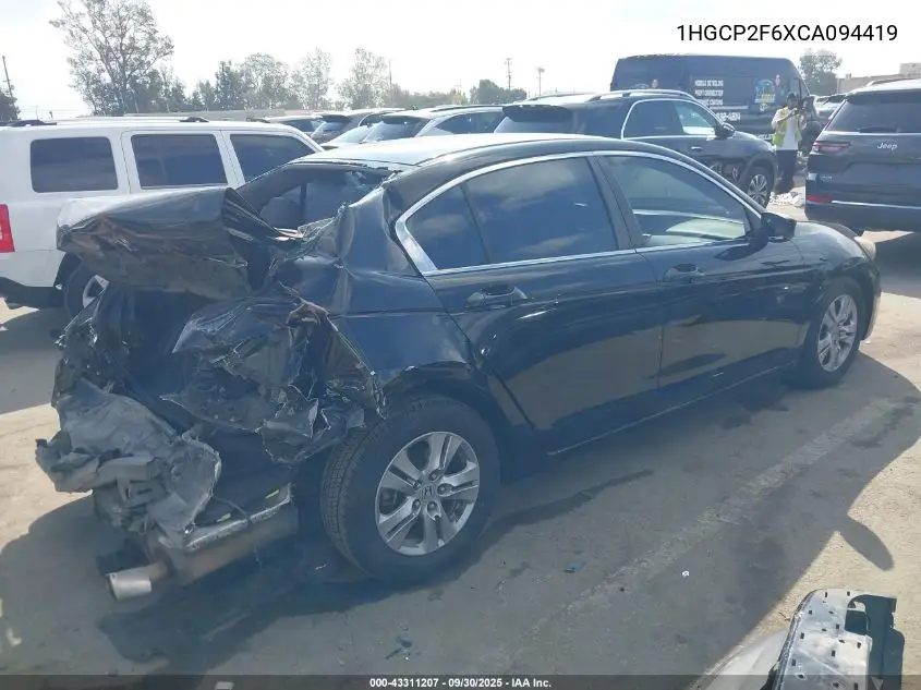 1HGCP2F6XCA094419 2012 Honda Accord 2.4 Se