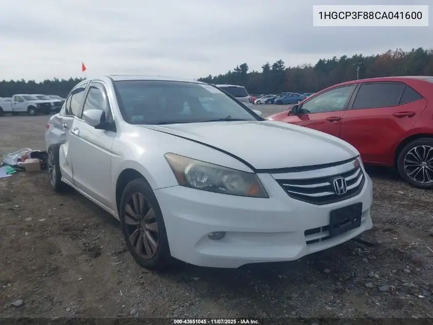 1HGCP3F88CA041600 2012 Honda Accord 3.5 Ex-L