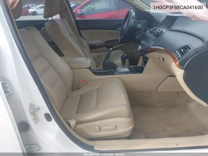 1HGCP3F88CA041600 2012 Honda Accord 3.5 Ex-L