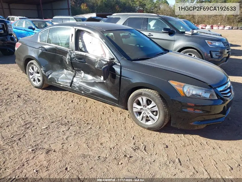 1HGCP2F69CA192633 2012 Honda Accord 2.4 Se