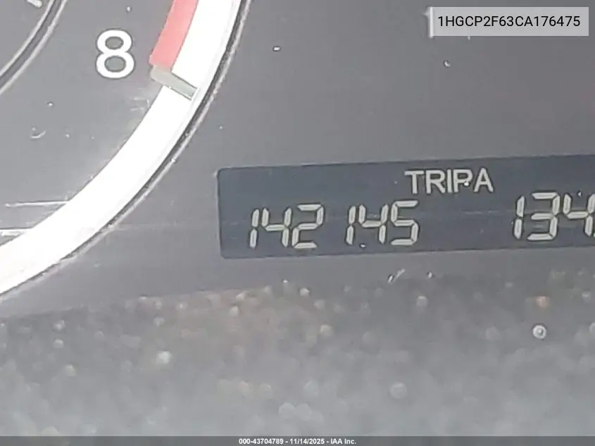 1HGCP2F63CA176475 2012 Honda Accord 2.4 Se