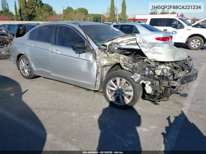 1HGCP2F88CA221234 2012 Honda Accord 2.4 Ex-L