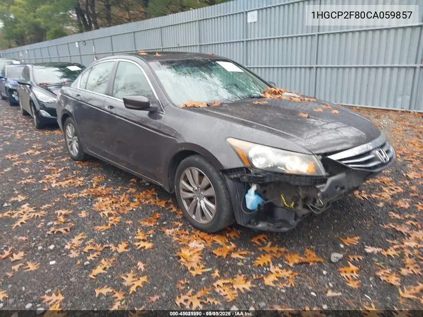 1HGCP2F80CA059857 2012 Honda Accord 2.4 Ex-L