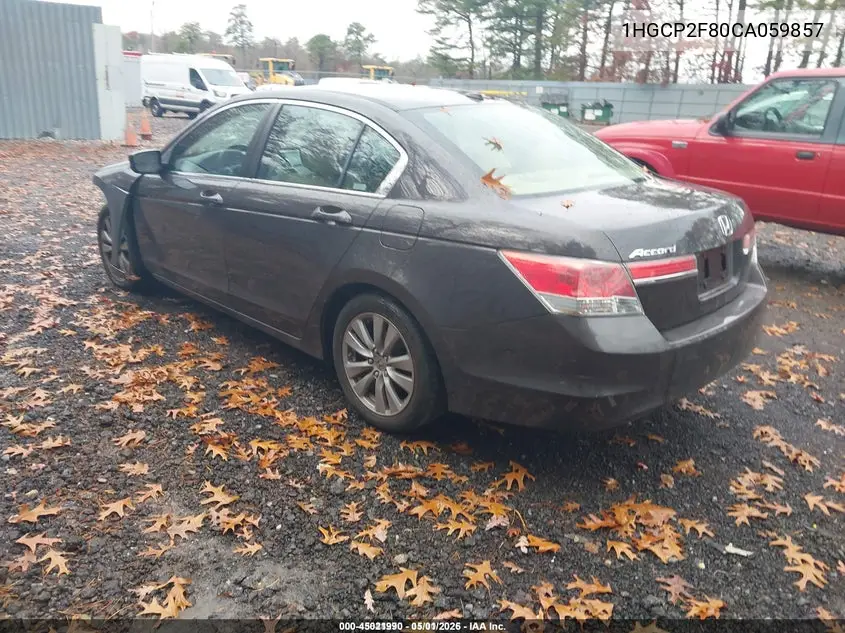 1HGCP2F80CA059857 2012 Honda Accord 2.4 Ex-L