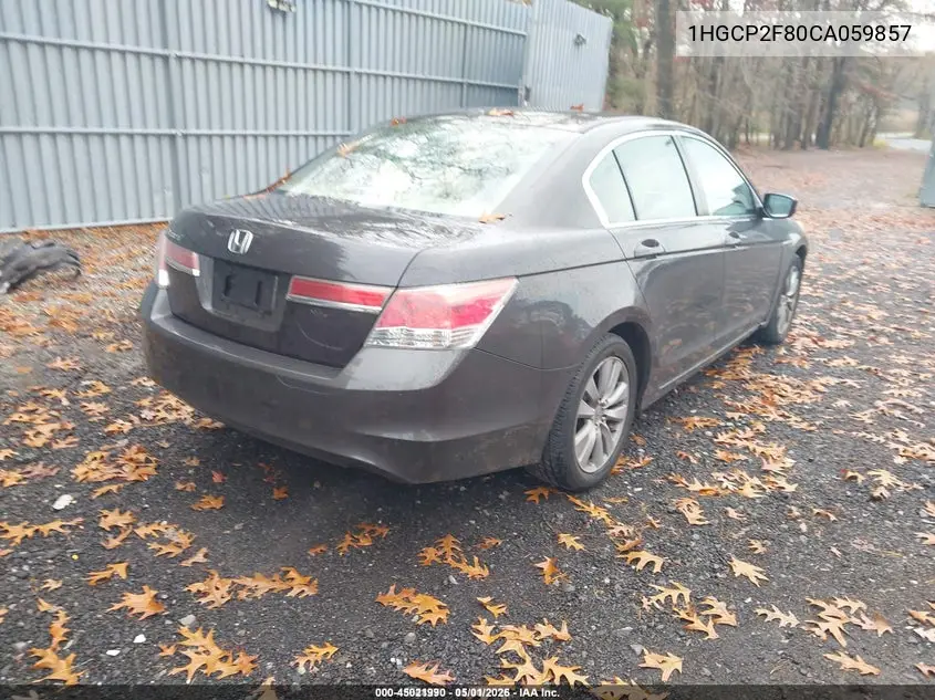 1HGCP2F80CA059857 2012 Honda Accord 2.4 Ex-L